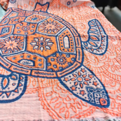 Turkish Towel/Throw - Turtle