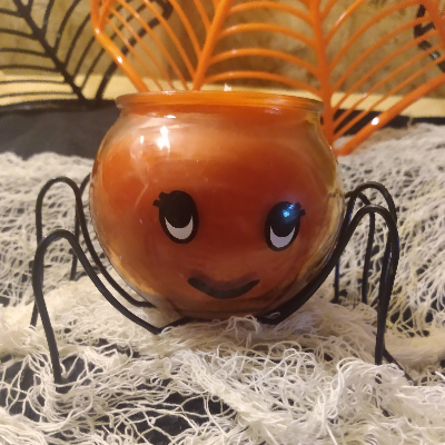 Creepy/Cute Spider Candle