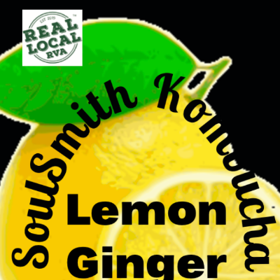 Soulsmith Lemon Ginger Kombucha 32 Oz.
