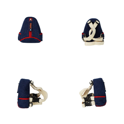 Ruffsack Handmade Dog Backpack With Harness – Lee