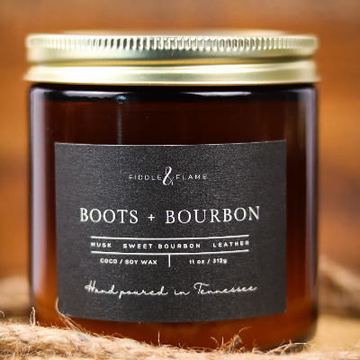 Boots And Bourbon Candle