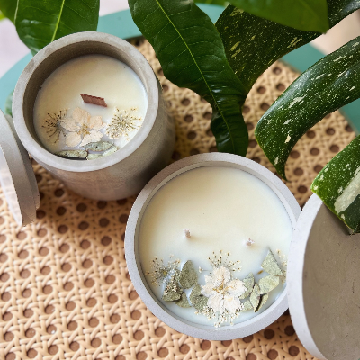 Handpoured Soy Wax Candles "In The Garden"