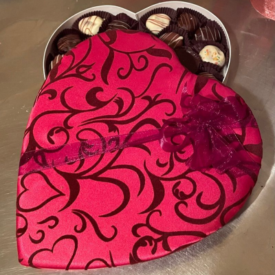 Velvet Heart Box