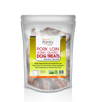 Honey Glazed Pork Loin Dog Treats
