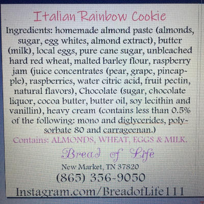 Italian Rainbow Cookie