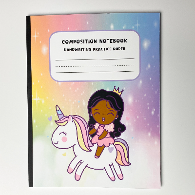 Unicorn Girl Poc Handwriting Journal