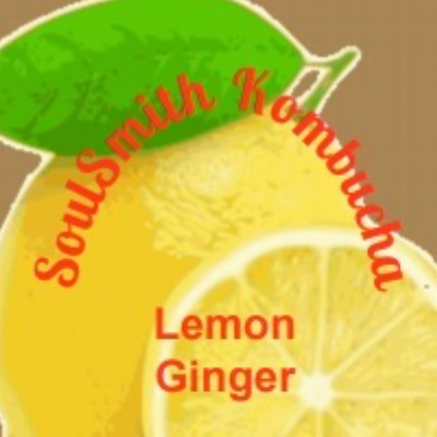 Soulsmith Lemon Ginger Kombucha 32 Fl. Oz.