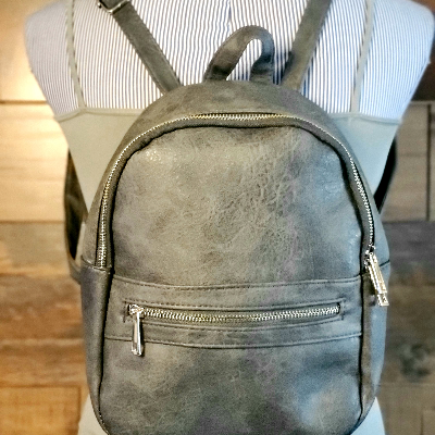 Charcoal Grey Backpack Bag