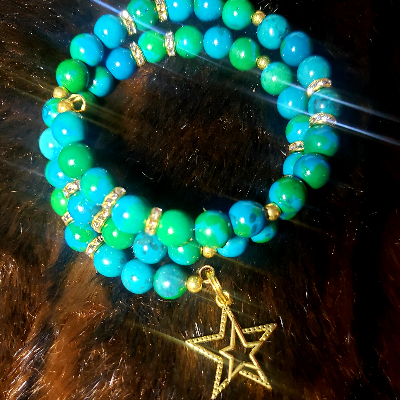 Crystal Memory Wire Bracelets