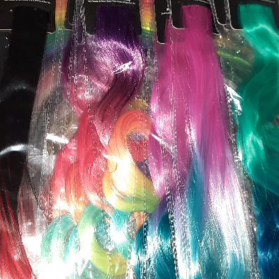 Rainbow Clip In Extensions