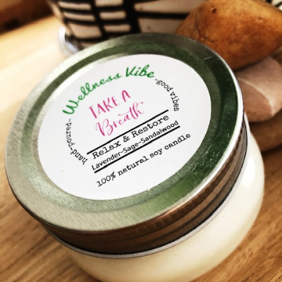 Wellness Vibe Signature Candles - Refill Option With Bring Back Of Container