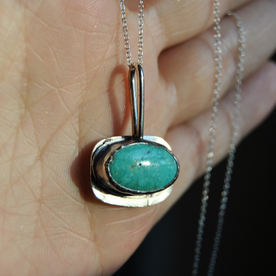 Brass Teardrop Hoops