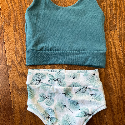 Baby Crop Top With Bloomers