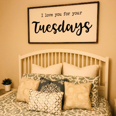 Headboard Sign