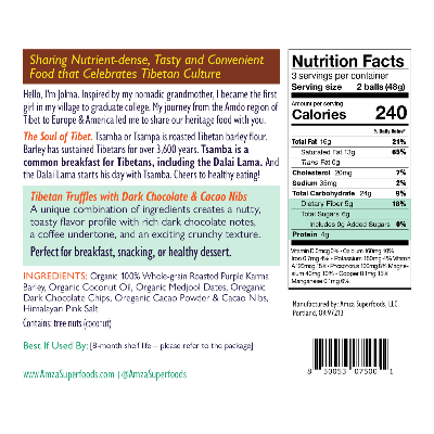 A_Tsamba Truffles With Dark Chocolate – Plant-Based
