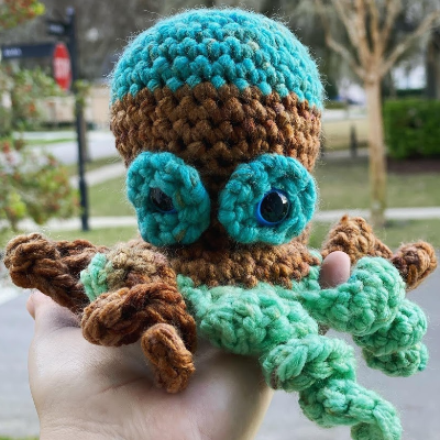 Large Crochet Octopus