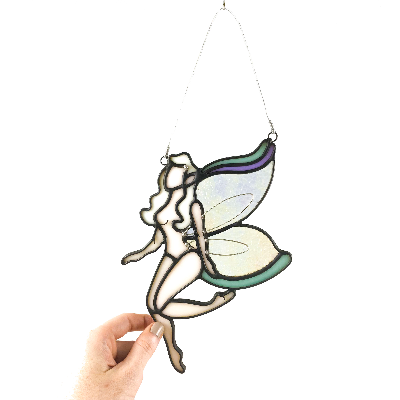 Stained Glass Pixie Suncatcher