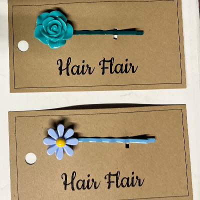 Floral Hair Clips