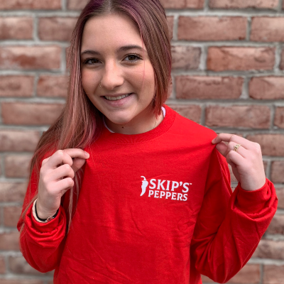 Skip's Peppers - Red Long Sleeve T-Shirt (L)