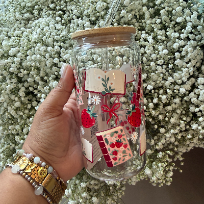 Bookish Glass Cup - Designs Vary