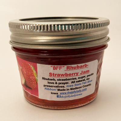 Bff - Rhubarb Strawberry Jam - Small