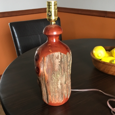 Cedar Table Lamp