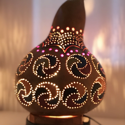Pear Shape Gourd Lamp