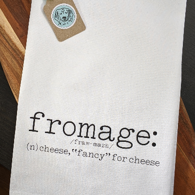 Fromage Definition Tea Towel