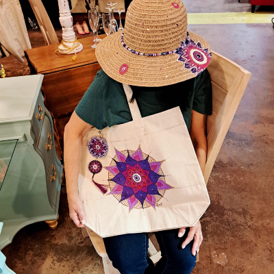Sacret Eye Collection– Handmade Hat And Bag