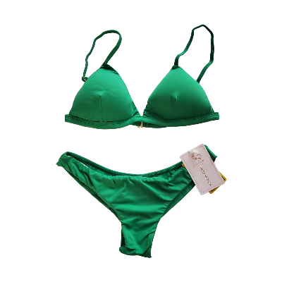 Green Seamless Bottom Bikini