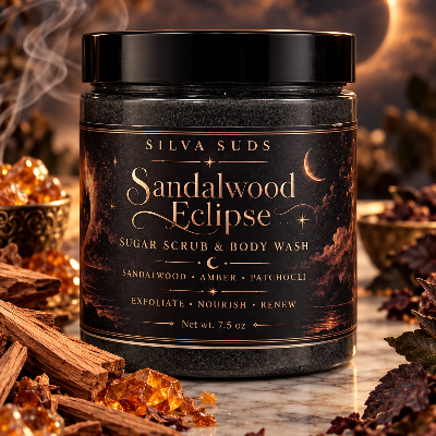 7.5oz Jar - Foaming Sugar Scrub And Body Wash