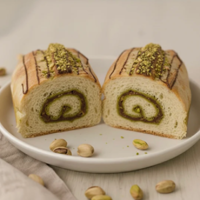 Dubai Chocolate Pistachio Loaf