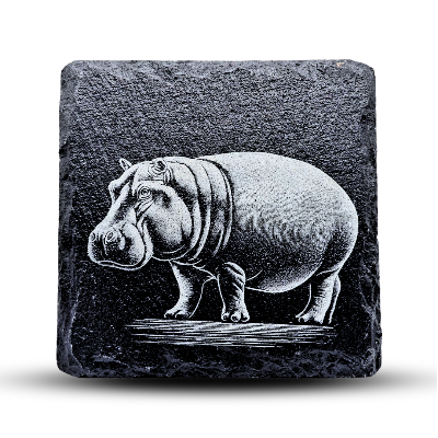 Hippo Slate Coasters