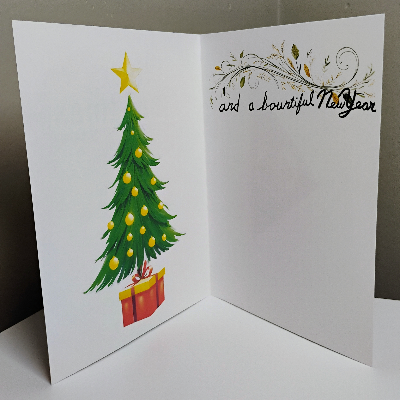 Christmas Card "Christmas Wreath" A7