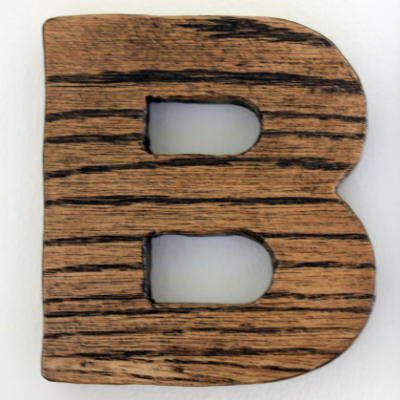 Wooden Letters 5" Tall