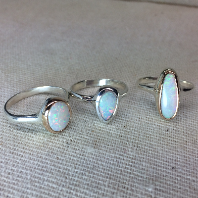 Australian Opal Rings