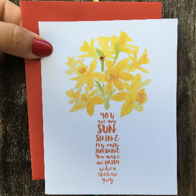 Sunshine Birthday Card