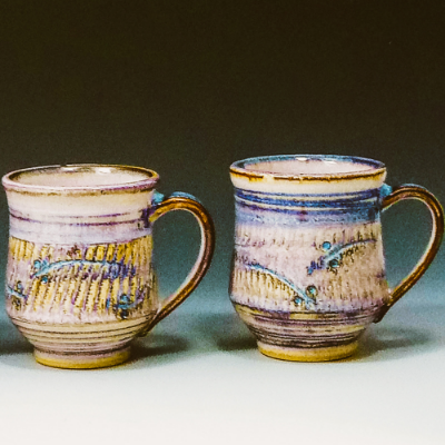 2 Green Sugar Bowls