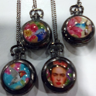 Pocketwatches With Frida Kahlo Inspirations