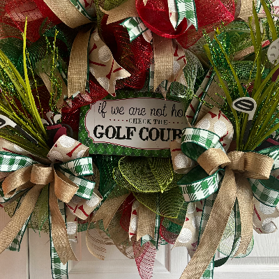 Golf Wreath