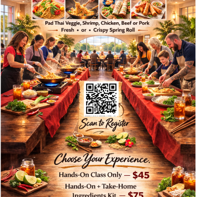 Pad Thai Fun – Hands-On Cooking Experience $45.00