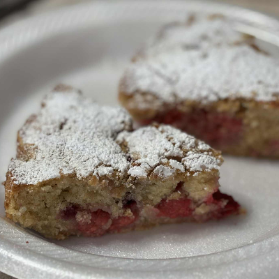 Bramble Berry Rum Cake