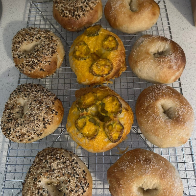 Sourdough Bagels