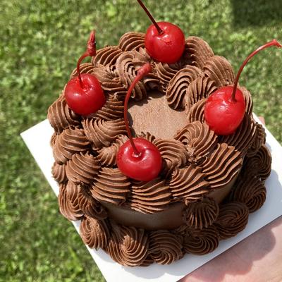 The FloralMart Special Delicious Black Forest Cake with Cherry Topping |  Fresh Baked Cakes for Birthday, Anniversary & any Occasion (Standard) (0.5  KG) : Amazon.in: Grocery & Gourmet Foods