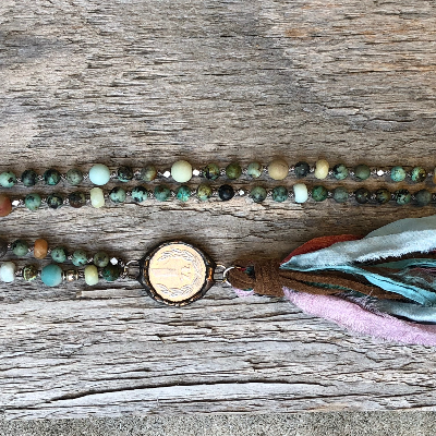 Boho Sari Silk Necklaces