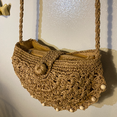 Beaded Oyster Bag