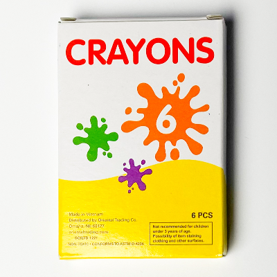 6 Pack Crayons