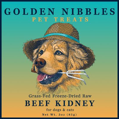 Beef Kidney - Grass-Fed Freeze-Dried Raw Beef Kidney Treats For Dogs & Cats