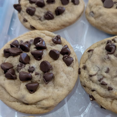 Chewy Choc Chip Cookies