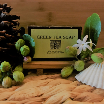 Antioxidant-Rich Handcrafted Green Tea Soap